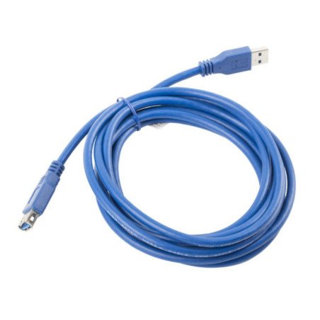 Cable alargador lanberg usb 3.0 macho - hembra - 3m azul
