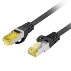 Cable red lanberg latiguillo cat.6a s - ftp lszh cu 2m negro fluke passed
