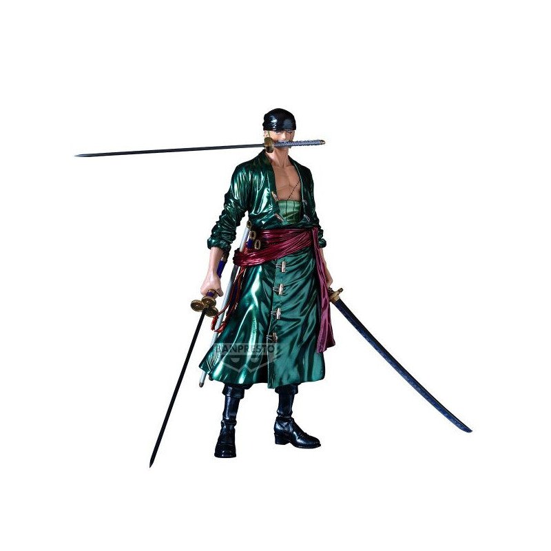 Figura banpresto one piece premium roronoa zoro [the metallic]