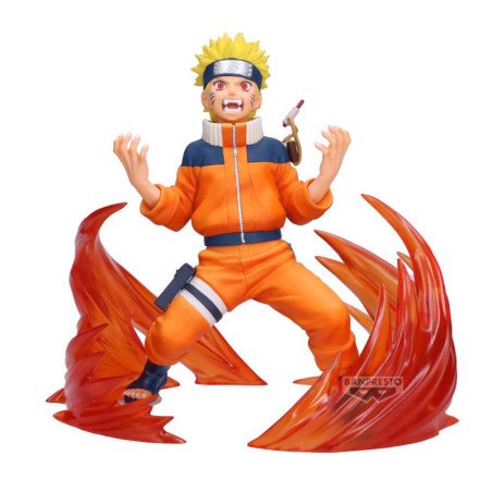 Figura banpresto naruto 72 series 26&27 vibration stars - naruto uzumaki & sasuke uchiha - (a:naruto uzumaki) 15cm