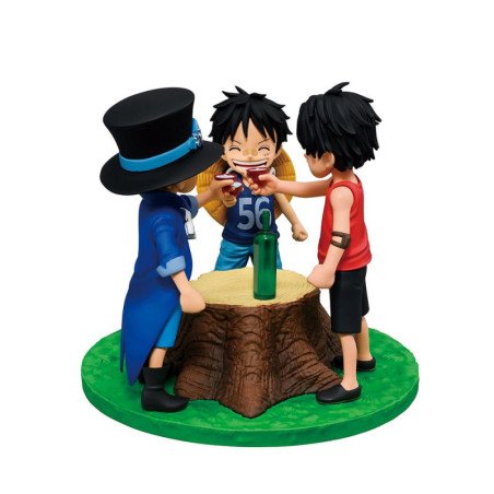 Figura ichibansho one piece one piece ace & sabo & luffy (dramatic memories) 10cm