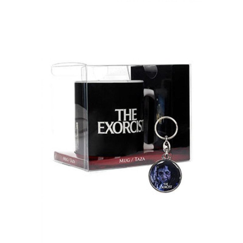 Poster taza + regalo llavero metalico el exorcista