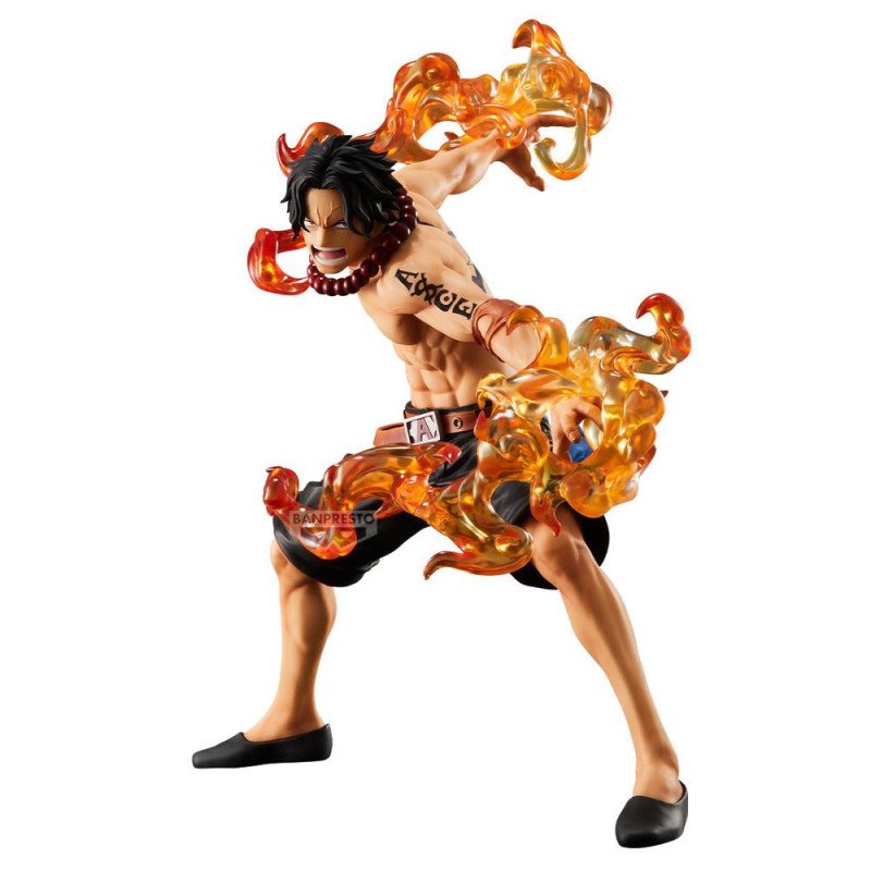 Figura banpresto one piece grandista portgas d.ace special edition 20cm