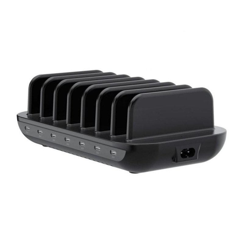 Estacion de carga usb conceptronic 160w ozul07b 7xusb - c pd