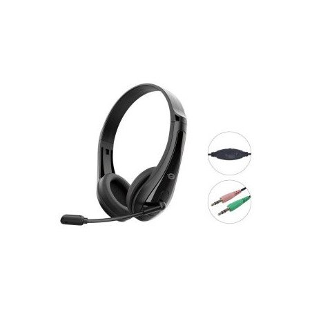 Auriculares conceptronic polona06b3t jack 3.5mm 1.8m negro