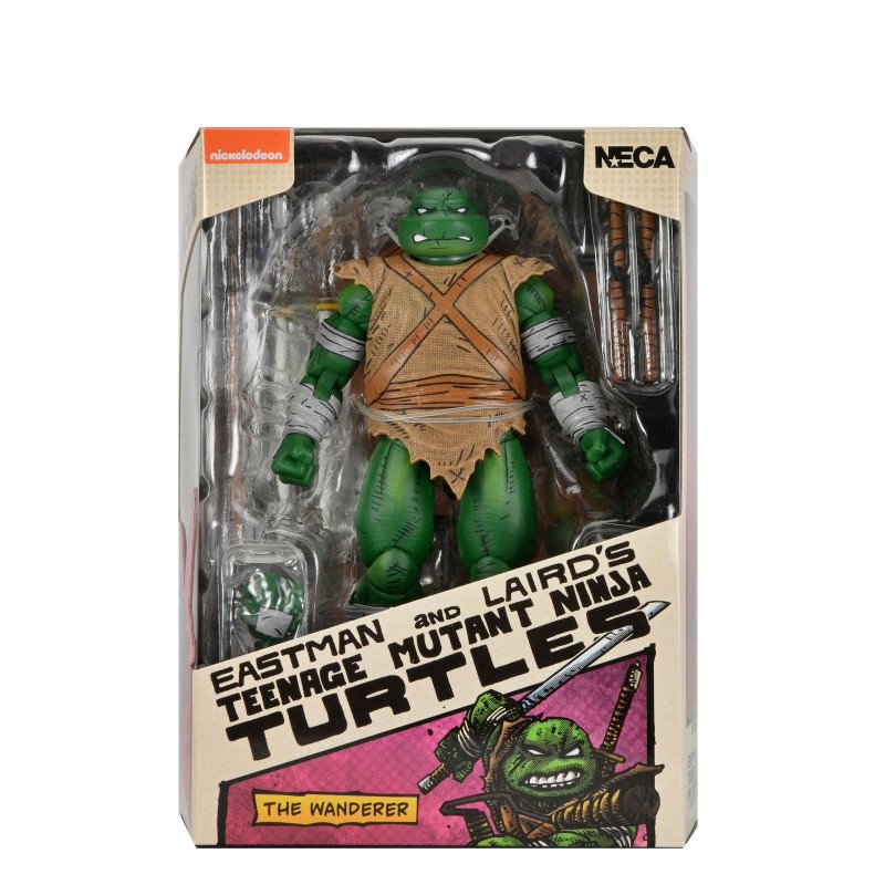 Figura neca teenage mutant ninja turtles mirage comics michelangelo the wanderer 18cm