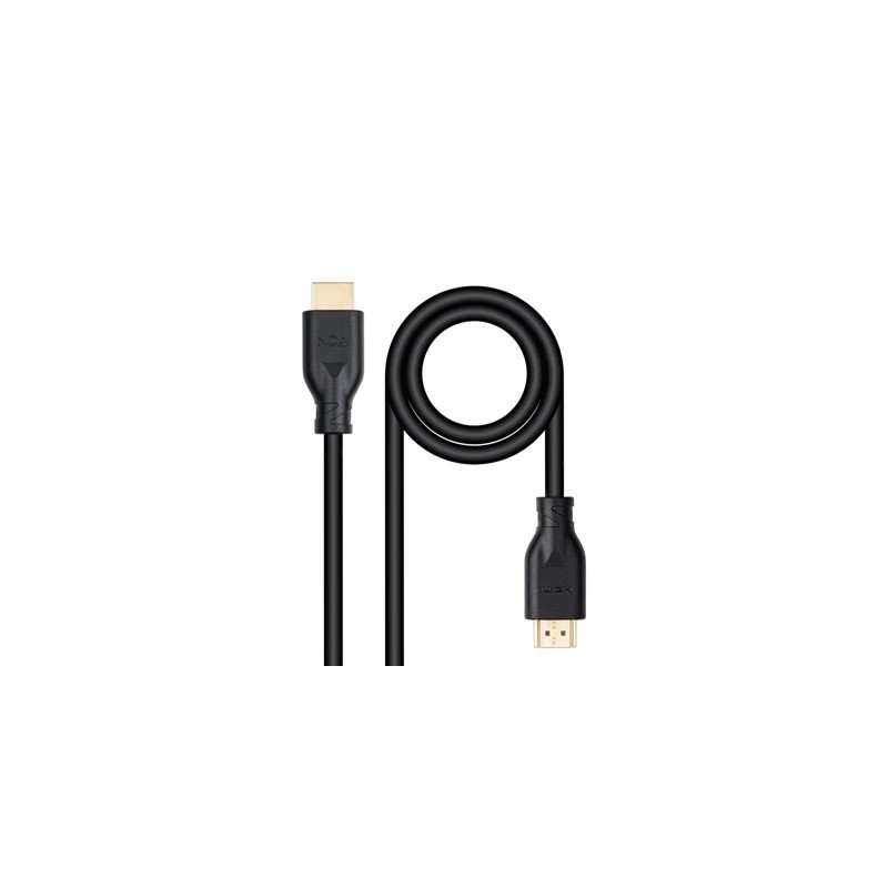 Cable hdmi v2.0 nanocable 4k@60hz 18gbps ccs 1.5 m