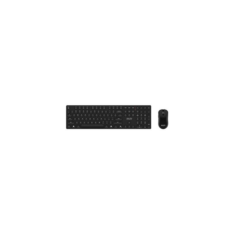 Teclado + raton msi forge k210w combo inalambrico negro