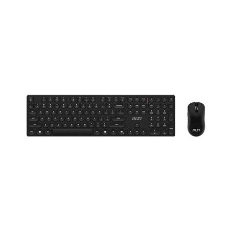 Teclado + raton msi forge k210w combo inalambrico negro