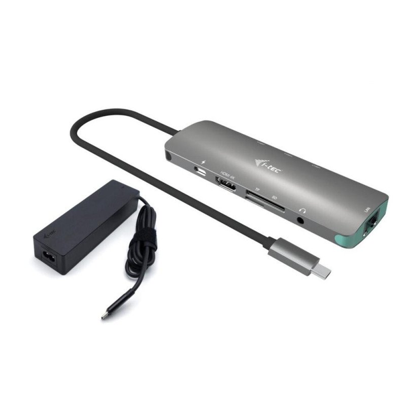 Docking station i - tec usb tipo c 9 en 1 + cargador 100w