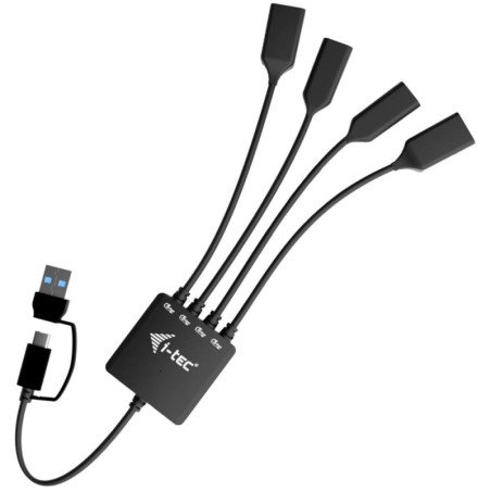 Hub i - tec usb tipo c - usb tipo a 4 en 1
