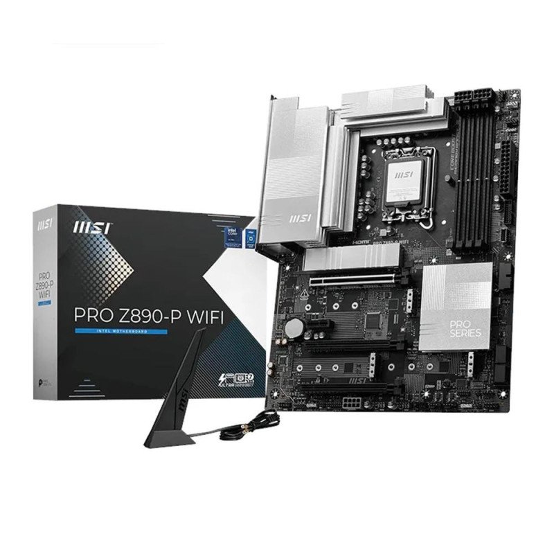 Placa base msi pro z890 - p wifi ddr5 lga1851 atx - 4x ddr5 - 4x sata 6gb - s
