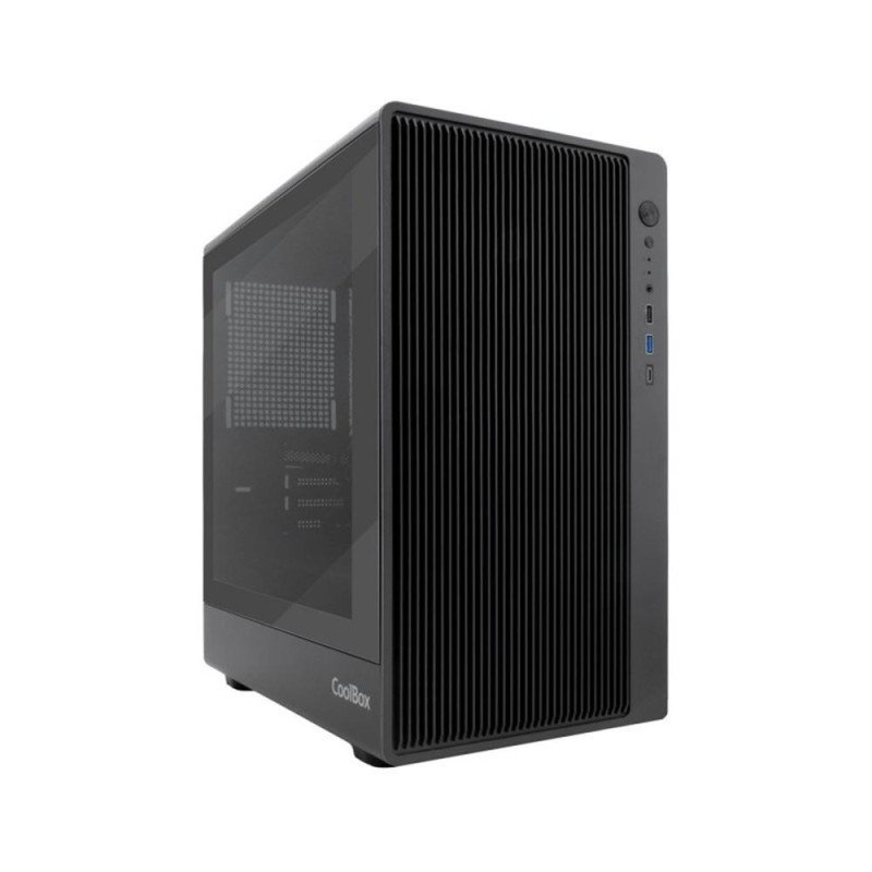 Caja ordenador gaming coolbox gm350 darkface matx cristal templado negra