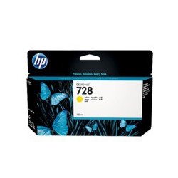 Cartucho tinta hp f9j65a amarillo no728