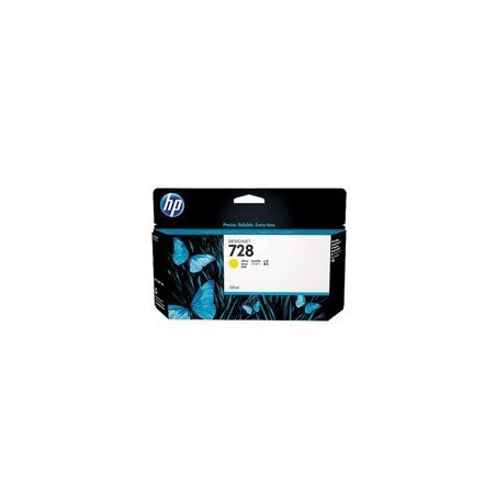 Cartucho tinta hp f9j65a amarillo no728