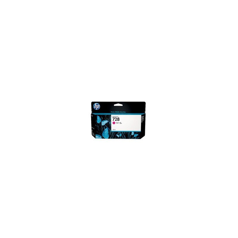 Cartucho tinta hp f9j66a magenta no728