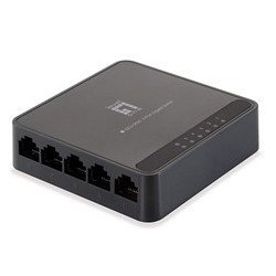 Switch level one 5 puertos 10 - 100 - 1000 no gestion