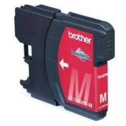 Cartucho tinta brother lc1100m magenta 750 paginas mfc5890cn - dcp6690cw - mfc6490cw - mfc6890cdw