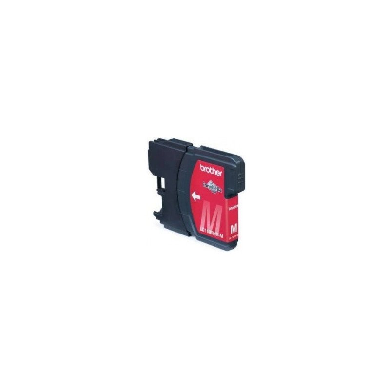 Cartucho tinta brother lc1100m magenta 750 paginas mfc5890cn - dcp6690cw - mfc6490cw - mfc6890cdw