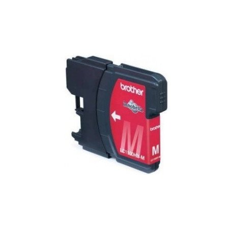 Cartucho tinta brother lc1100m magenta 750 paginas mfc5890cn - dcp6690cw - mfc6490cw - mfc6890cdw