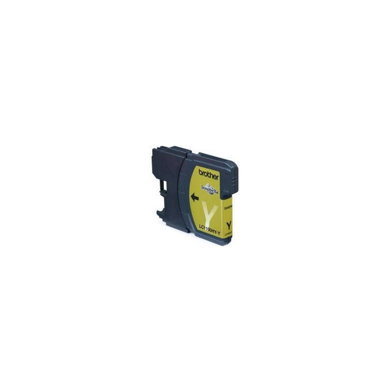 Cartucho tinta brother lc1100y amarillo 750 paginas mfc5890cn - dcp6690cw - mfc6490cw - mfc6890cdw