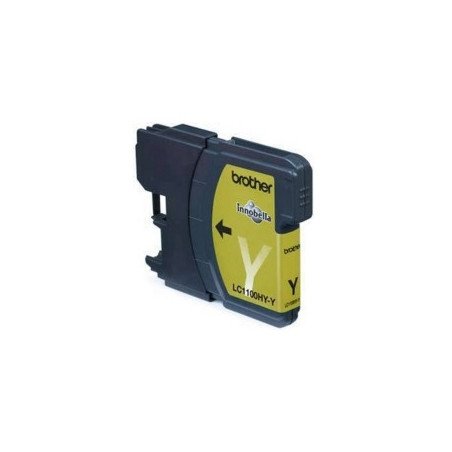 Cartucho tinta brother lc1100y amarillo 750 paginas mfc5890cn - dcp6690cw - mfc6490cw - mfc6890cdw