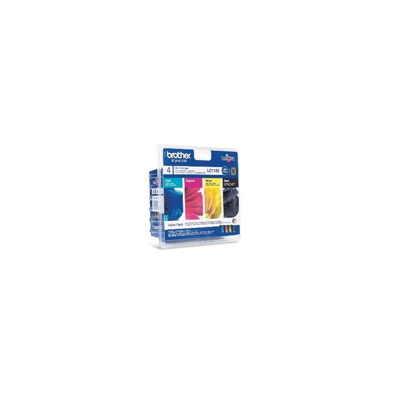 Multipack brother lc1100valbp dcp385 - 585 - j615w - j715w - mfc490cw - 790cw - 795cw - 990cw - 5490cn - 5890cn