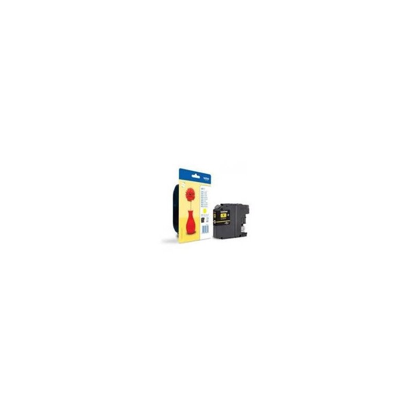 Cartucho tinta brother lc121ybp amarillo 300 paginas mfc - j870dw - mfcj470dw - dcpj152w - dcpj132w - mfc - j4710dw - mfcj650dw