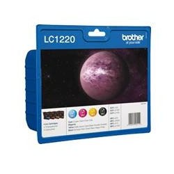 Cartucho tinta brother lc1220bkbp paquete de 4 300 paginas dcpj525w - dcpj725dw - dcpj925dw - mfcj430w - mfcj625dw - mfcj825dw