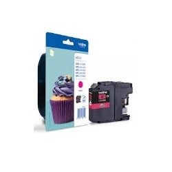 Cartucho tinta brother lc123m magenta 600 paginas dcpj4110dw - mfcj4410dw - mfcj4510dw - mfcj4710dw