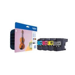 Pack cartuchos tinta brother lc127xlvalbp negro cian magenta amarillo - dcp j4110dw - mfc j4410dw - j4510dw - j4710dw