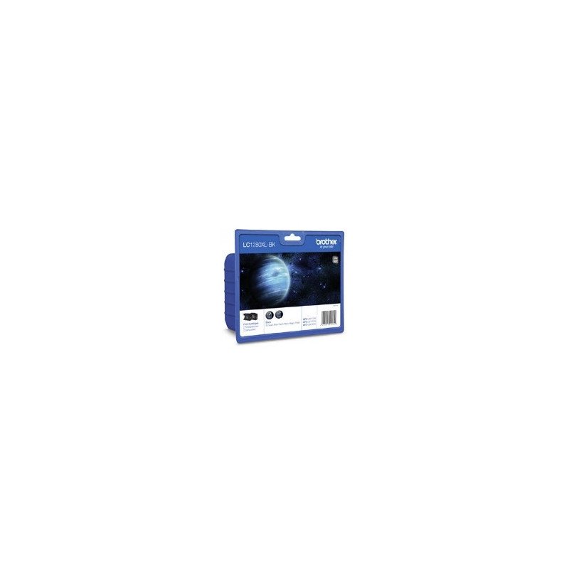 Cartucho tinta brother lc1280xlbkbp negro 2400 paginas mfcj6510dw - mfcj6710dw - mfcj6910dw