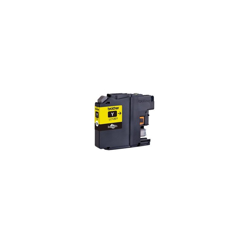 Cartucho tinta brother lc12ey amarillo 1200 paginas