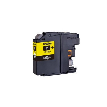 Cartucho tinta brother lc12ey amarillo 1200 paginas