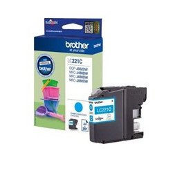 Cartucho tinta brother lc221c cian 260 paginas dcpj562dw - mfcj480dw - mfcj680dw