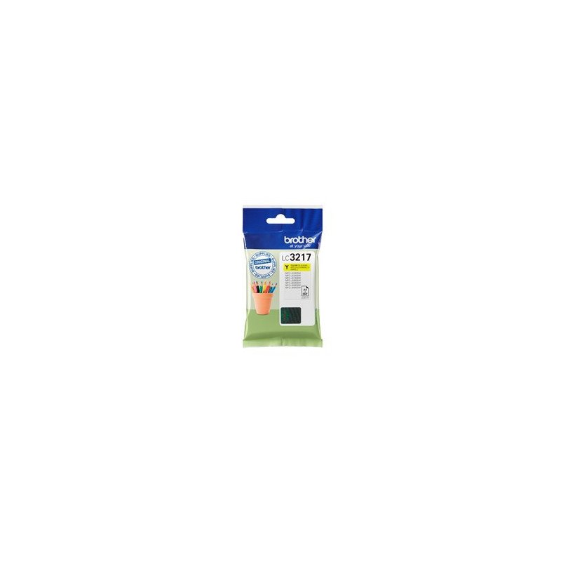 Cartucho tinta brother lc3217y amarillo 550 paginas mfcj5330dw - mfcj5730dw - mfcj6530dw - mfcj6930dw