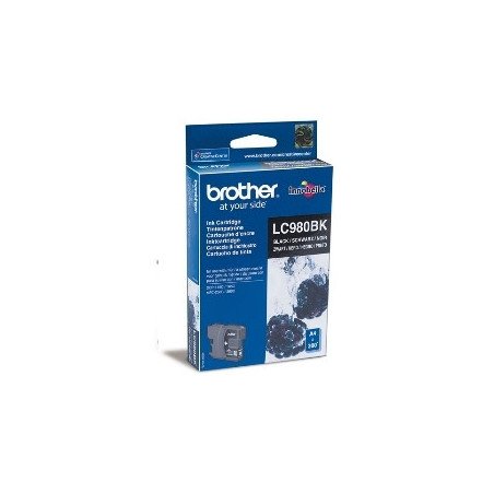 Cartucho tinta brother lc980bk negro 300 paginas dcp - 165c - dcp - 195c - dcp - 375cw - mfc - 250c - mfc - 255cw