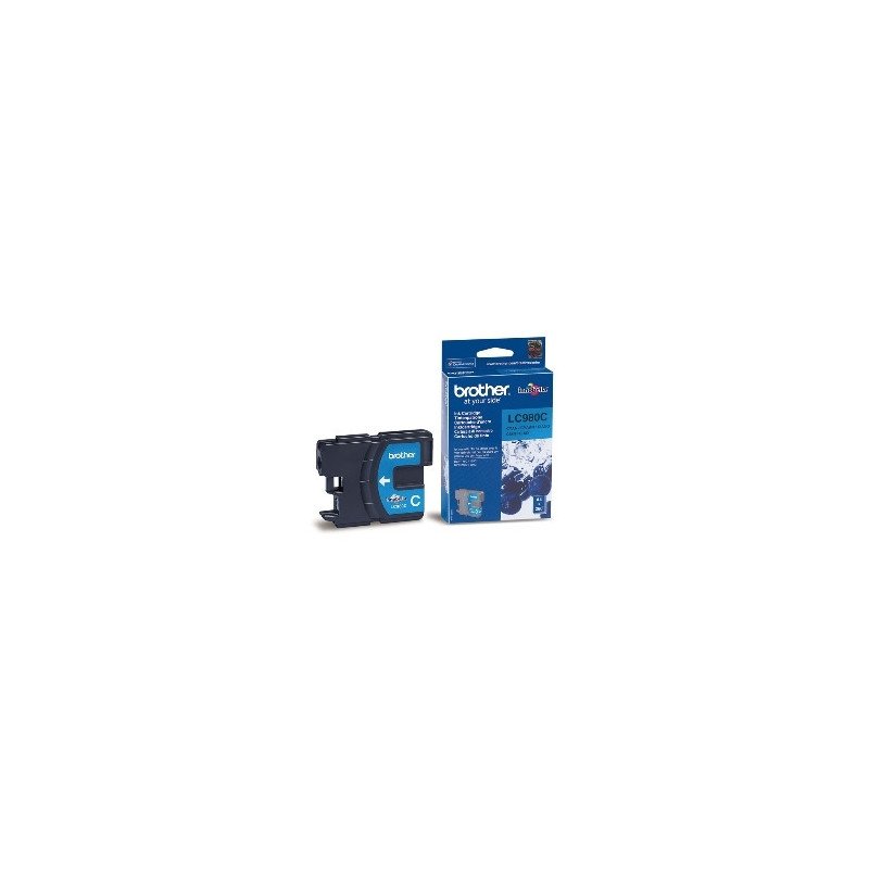 Cartucho tinta brother lc980c cian 260 paginas dcp - 165c - dcp - 195c - dcp - 375cw - mfc - 250c - mfc - 255cw