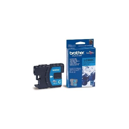 Cartucho tinta brother lc980c cian 260 paginas dcp - 165c - dcp - 195c - dcp - 375cw - mfc - 250c - mfc - 255cw