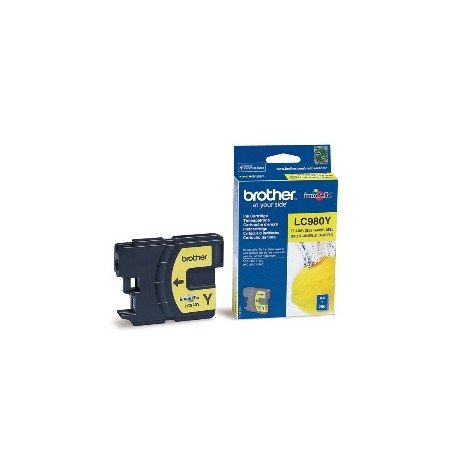 Cartucho tinta brother lc980y amarillo 260 paginas dcp - 195c - dcp - 375cw - mfc - 250c - mfc - 255cw - mfc - 290c