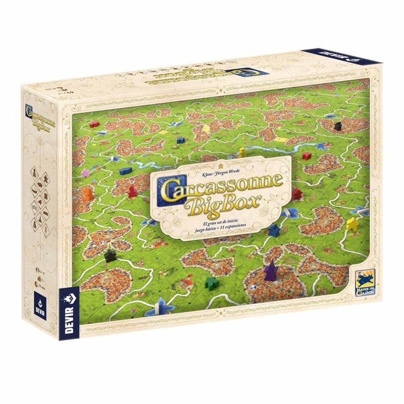 Juego de mesa devir carcassonne big box
