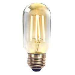 Bombilla led silver electronic filamento edison tubo 2w equiv. 20w - e27 - 2.200k - 320o - 220 lm - luz extra calida - a++