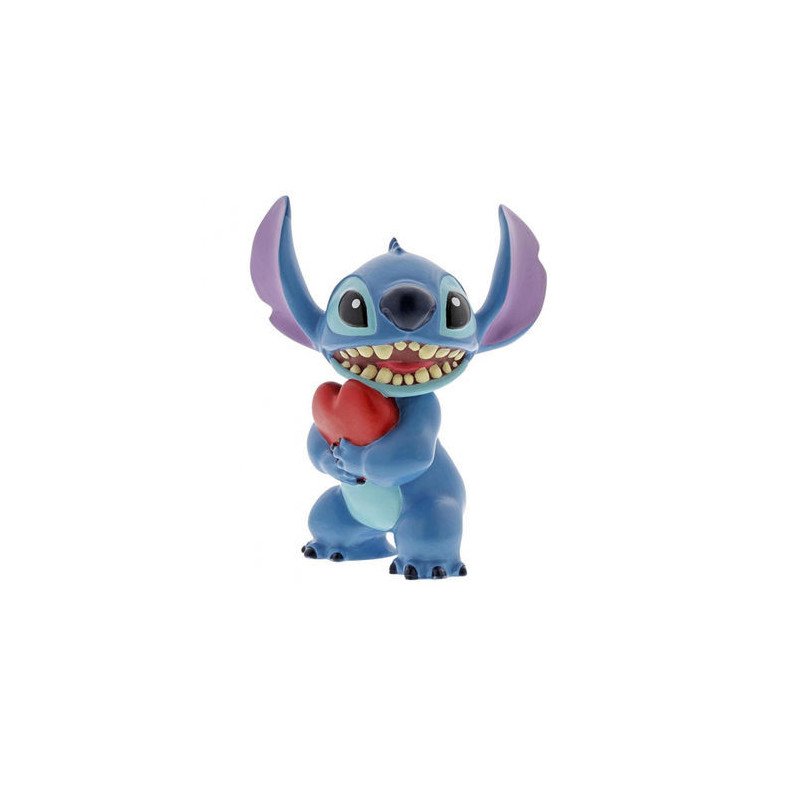 Figura enesco disney lilo & stitch stitch con corazon