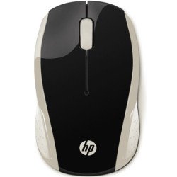 Raton inalambrico hp wireless 200 negro - oro