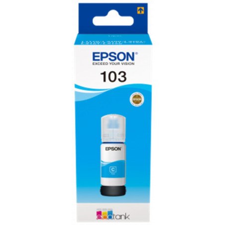 Cartucho ecotank epson 103 cian ink botella para l3110 - l3150 - l3111 - l3151