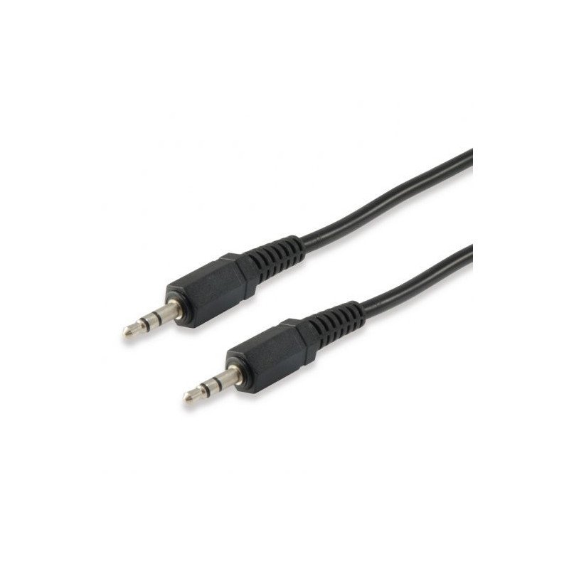 Cable audio equip mini jack 3.5mm macho macho 2.5m