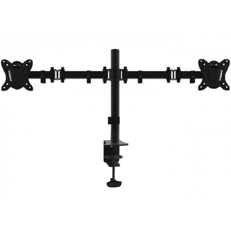 Soporte pantalla equip para mesa dos brazos 2 pantallas 13 pulgadas - 27 pulgadas de brazo inclinable y giratorio 360o max. vesa
