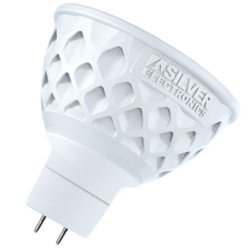 Bombilla multi led silver electronics dicroica 4w equiv. 40w - gu5.3 - 5.000k - 120o - 370lm - luz blanca - a+