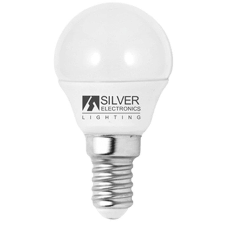 Bombilla led silver electronic eco esferica 5w equiv. 35w - e14 - 3000k - 436 lm - 160o - luz calida - a+