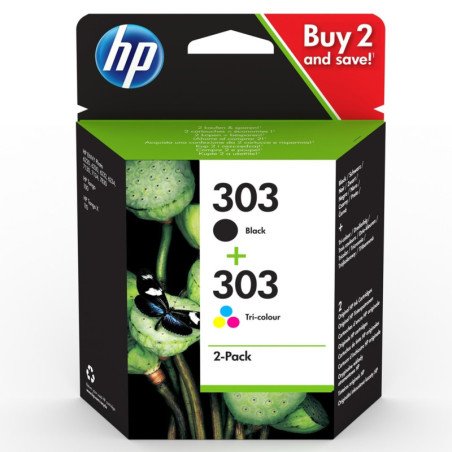 Pack cartucho tinta hp 3ym92ae no 303